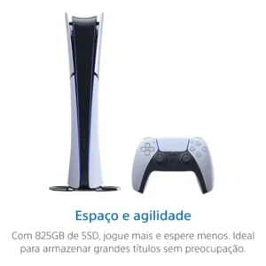 Console Playstation®5 Slim Digital - Pacote Astro Bot E Gran Turismo 7 - Branco